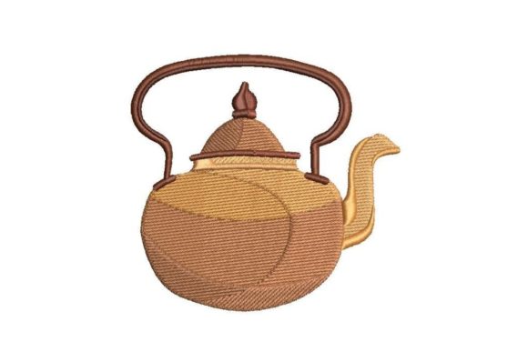 Antique Copper Teapot