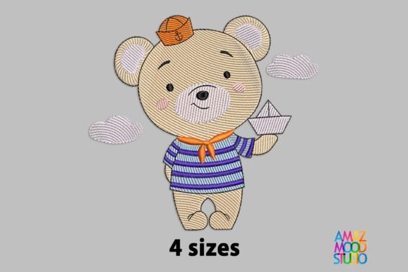 Bear Sailor Embroidery Design: A Craft Fair Seller’s Review
