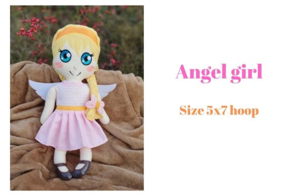 Christmas Angel Girl Doll ITH