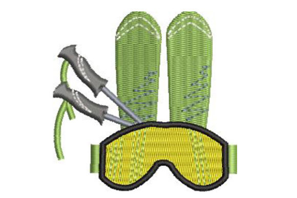 Ski Equipment Logo: A Seasonal Embroidery Review