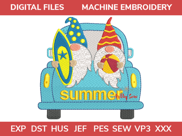 Summer Gnomes: A Smart Choice for Small Business Embroidery